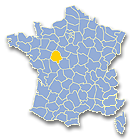 Cartes de de l'Indre et Loire (37) Tours