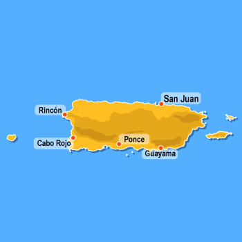 Carte de Porto Rico