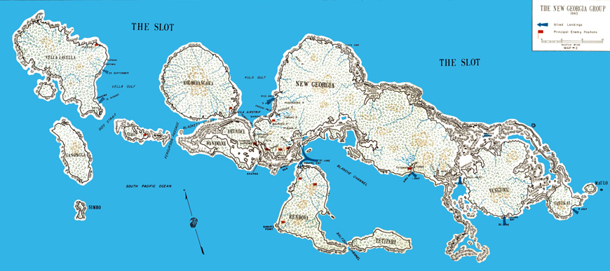 Carte de la Gorgie du Sud et Iles Sandwich du Sud